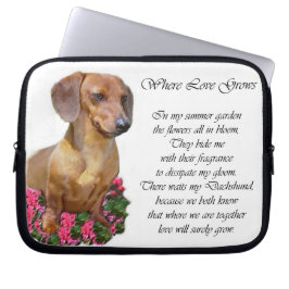 Dachshund Kunst Cadeaus Laptop Sleeve