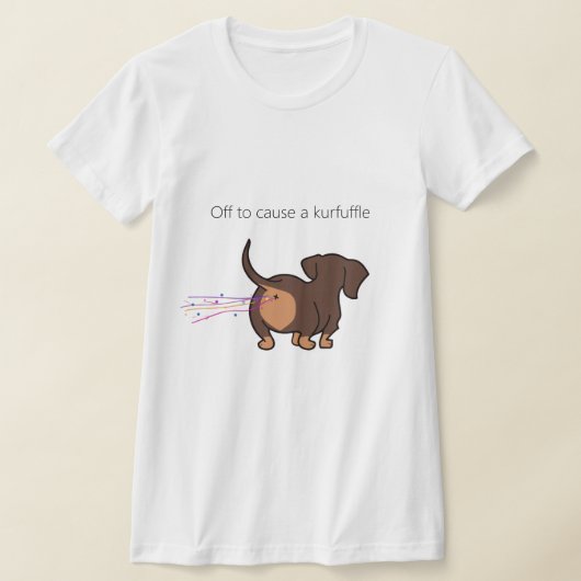 Dachshund Kurfuffle T-shirt (Laagn)