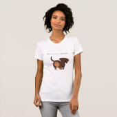 Dachshund Kurfuffle T-shirt (Voorkant volledig)