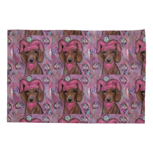 Dachshund Kussensloop (Achterkant)