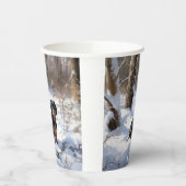 Dachshund Laat het sneeuwen Kerstmis Papieren Bekers (Links)