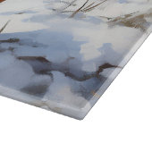 Dachshund Laat het sneeuwen Kerstmis Snijplank (Hoek)