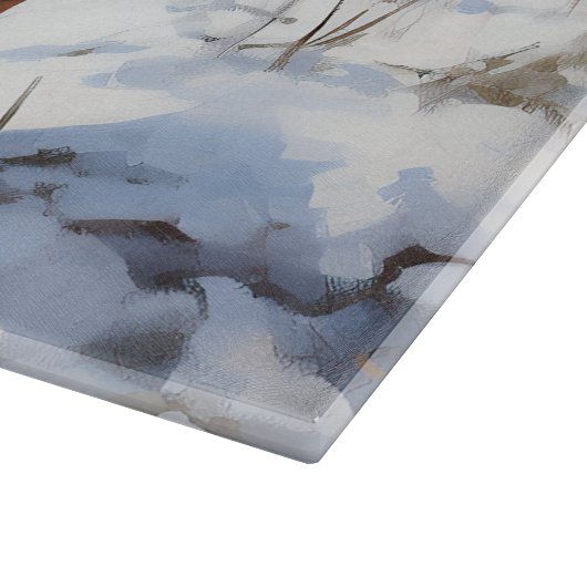 Dachshund Laat het sneeuwen Kerstmis Snijplank (Hoek)