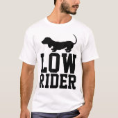 DACHSHUND LAGE RIDER T-shirts (Voorkant)