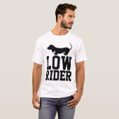 DACHSHUND LAGE RIDER T-shirts (Voorkant volledig)
