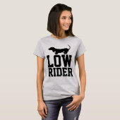 DACHSHUND LAGE RIDER T-shirts (Voorkant volledig)