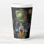 Dachshund Latte Mok (Voorkant)