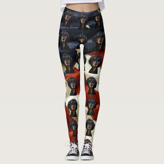 DACHSHUND LEGGINGS (Voorkant)