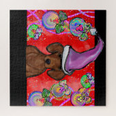 DACHSHUND LEGPUZZEL (Horizontaal)