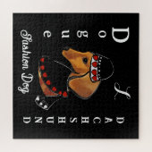 DACHSHUND LEGPUZZEL (Horizontaal)