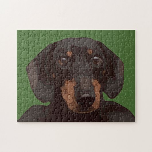 DACHSHUND LEGPUZZEL (Horizontaal)