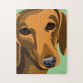 Dachshund Legpuzzel (Verticaal)