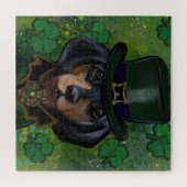 Dachshund  legpuzzel (Horizontaal)