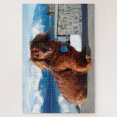 Dachshund Legpuzzel (Verticaal)