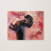 Dachshund Legpuzzel (Horizontaal)