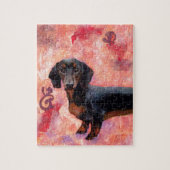 Dachshund Legpuzzel (Verticaal)