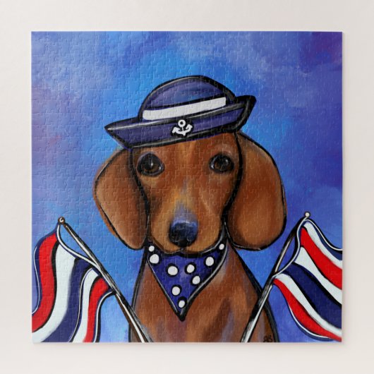 Dachshund Legpuzzel (Verticaal)