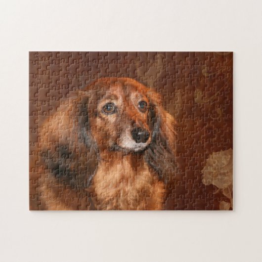 Dachshund Legpuzzel (Horizontaal)