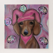 Dachshund legpuzzel (Verticaal)