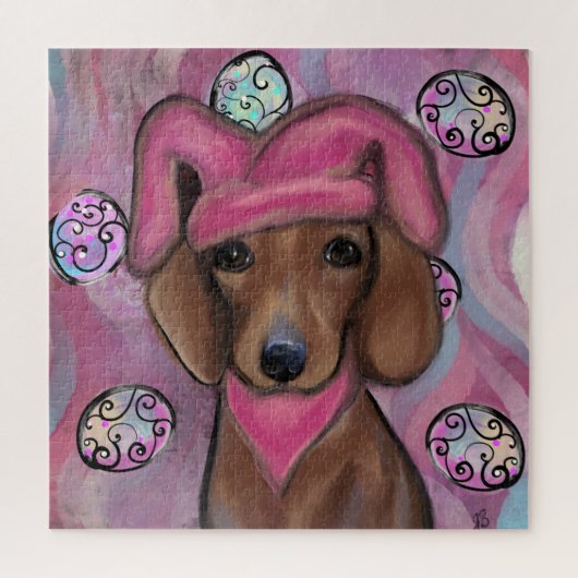 Dachshund       legpuzzel (Verticaal)
