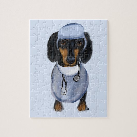 Dachshund Legpuzzel (Verticaal)