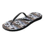 Dachshund Let It Snow Kerstmis Teenslippers (Schuin)