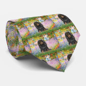 Dachshund (LH-BT) - Tuin Stropdas (Opgerold)