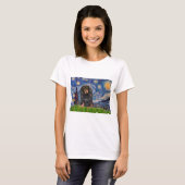Dachshund (LHBT) - De sterrenhemel T-shirt (Voorkant volledig)