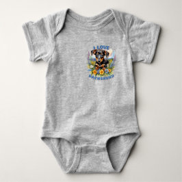 Dachshund Liefde Baby Bodysuit