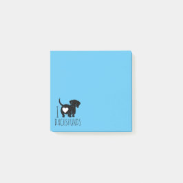Dachshund Liefde Post-it® Notes