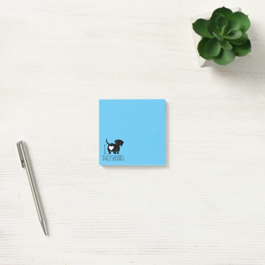 Dachshund Liefde Post-it® Notes (Kantoor)