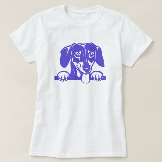 Dachshund Liefde T-shirt (Design voorkant)
