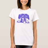 Dachshund Liefde T-shirt (Voorkant)