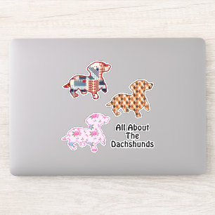 Dachshund Liefde Vinyl Sticker
