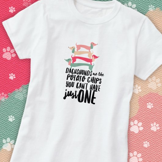 Dachshund Liefde Vrouwen Basic T-Shirt
