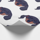 Dachshund-liefhebbers Cadeaupapier (Hoek)