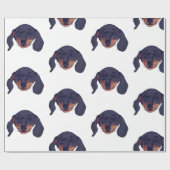 Dachshund-liefhebbers Cadeaupapier (Vlak)