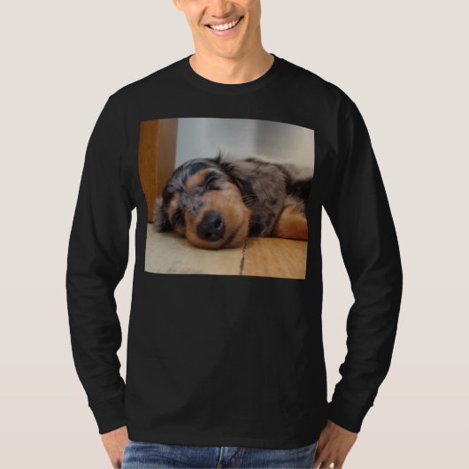 Dachshund-liefhebbers. T-shirt (Voorkant)