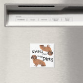 Dachshund liefhebbers Vaatwasser magneet (Insitu (Vaatwasser))