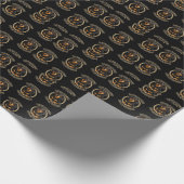 Dachshund little legs big attitude cadeaupapier (Hoek)