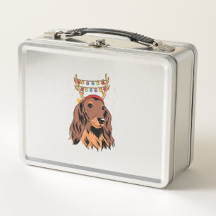 Dachshund Long Hair Reindekermis Lights
