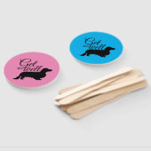 Dachshund Long Hair - Silhouette 1 Handwaaier (Niet-gemonteerd)