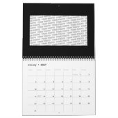 Dachshund Long Hair - Silhouette 1 Kalender (Jan 2027)