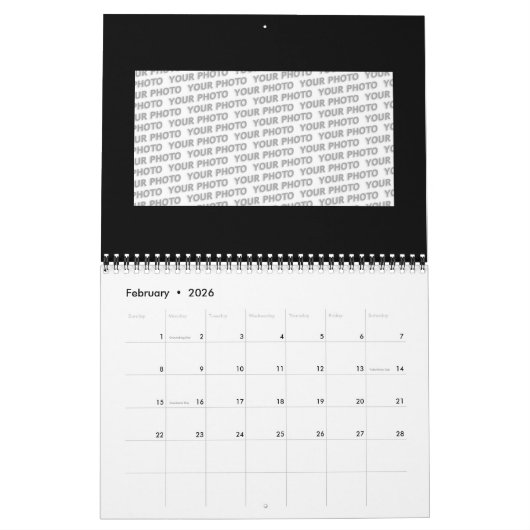 Dachshund Long Hair - Silhouette 1 Kalender (Feb 2026)