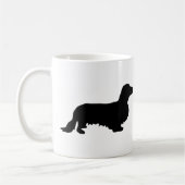 Dachshund Long Hair - Silhouette 1 Koffiemok (Links)