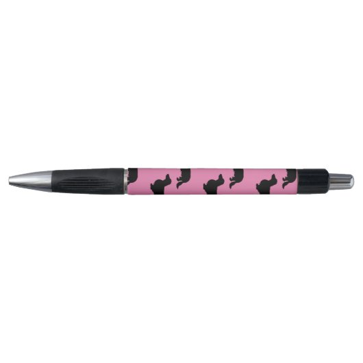 Dachshund Long Hair - Silhouette 1 Pen (Voorkant)