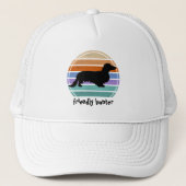 Dachshund Long Hair - Silhouette 1 Trucker Pet (Voorkant)