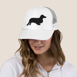 Dachshund Long Hair - Silhouette 1 Trucker Pet