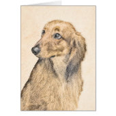 Dachshund (Longhaire) Schilderen - Oorspronkelijke (Voorkant)