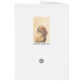 Dachshund (Longhaire) Schilderen - Oorspronkelijke (Achterkant)